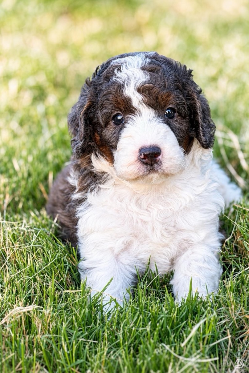 Portrait of Benson, one of the latest puppies.